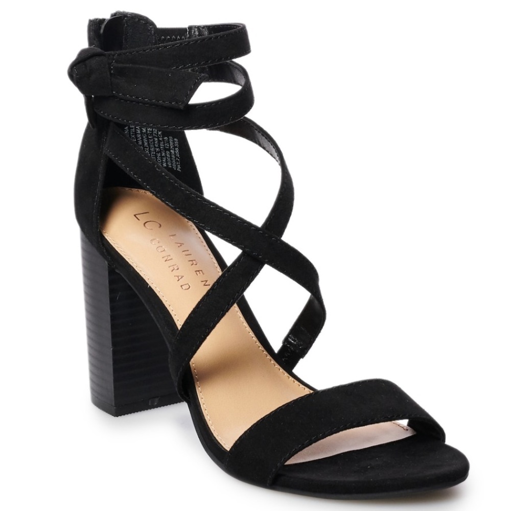 LC Lauren Conrad Black High Heel